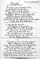 Piccolo manuscript