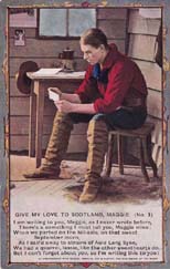 Give My Love To Scotland songcard 1